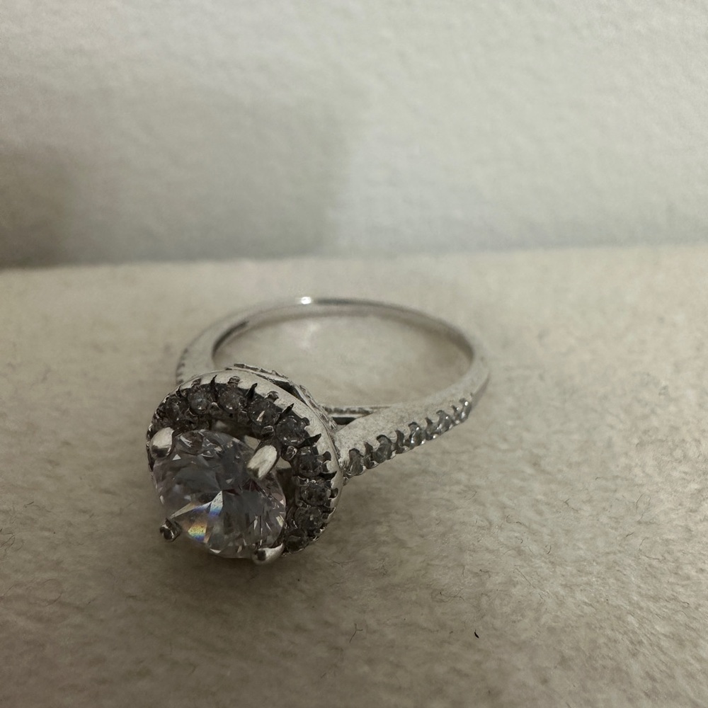 Sterling Silver Engagement/Statement Ring - image 2